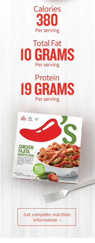 Chilis at Home mobile product information screen