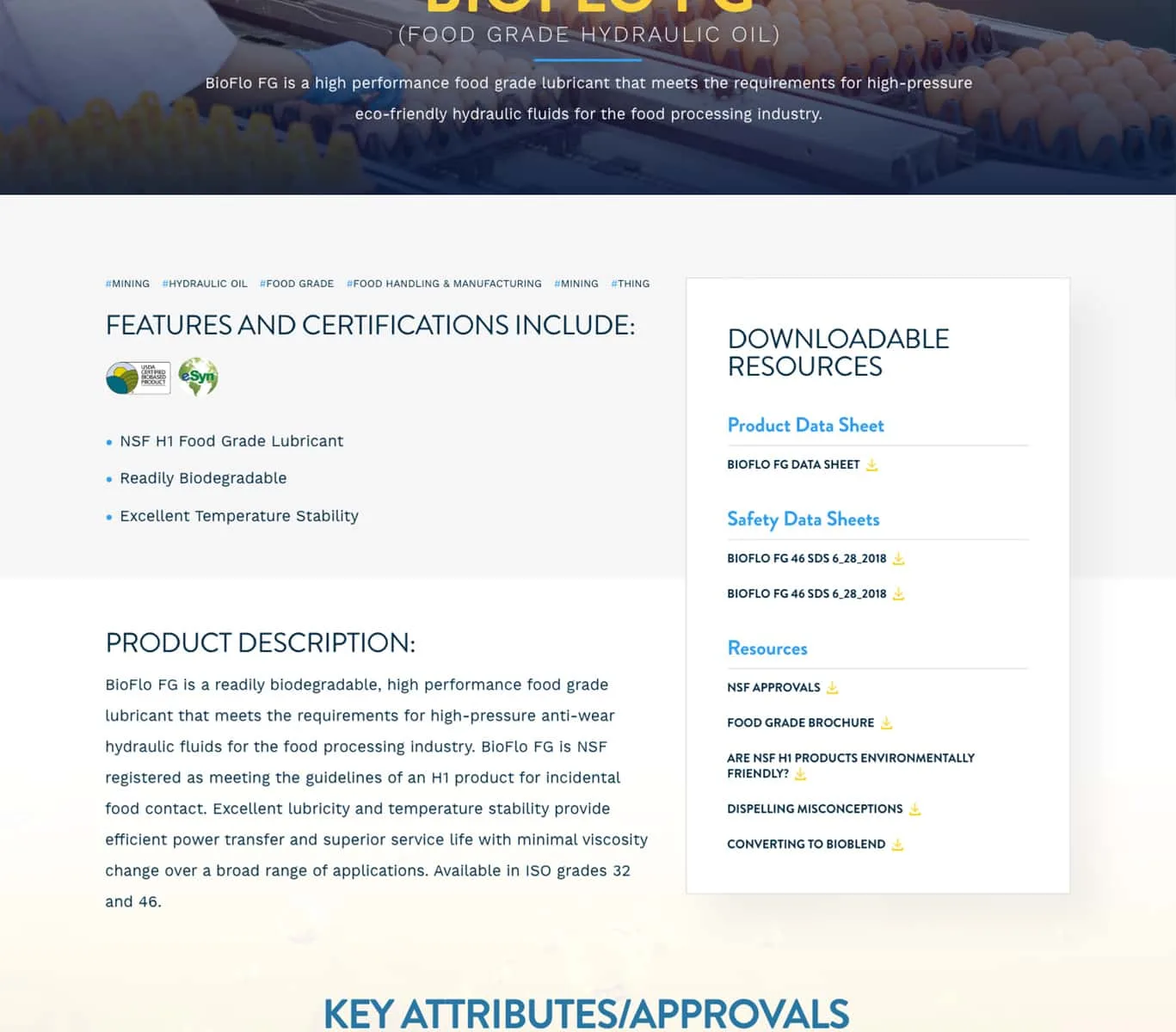 Bioblend product flow diagram