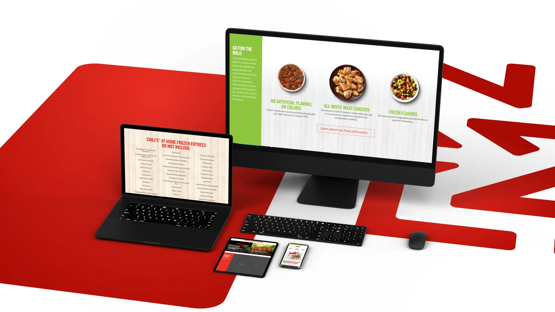 Chilis at Home responsive device mockup