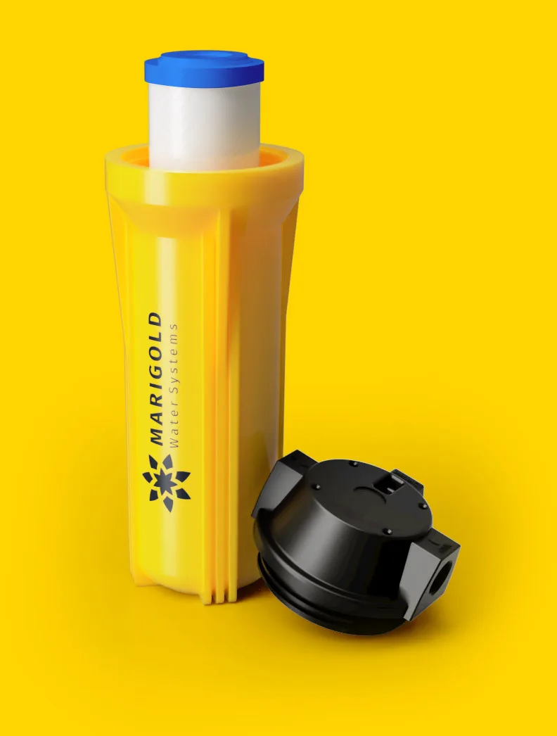 Marigold water filter lid render