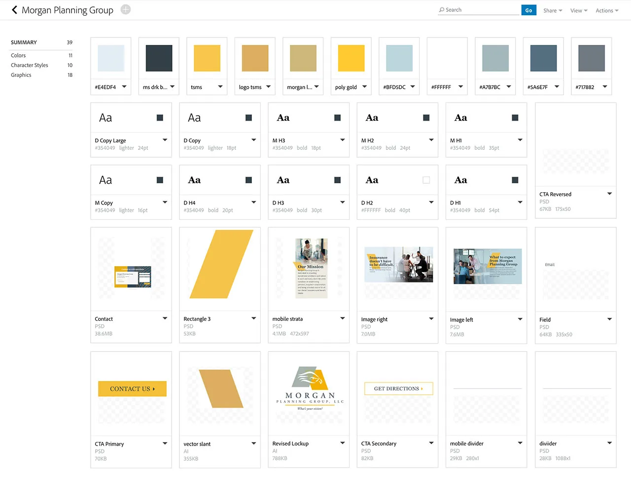 Morgan Planning web style guide